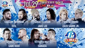 NJPW G1 Climax 34: Day 7's poster