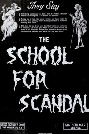 The School for Scandal's poster