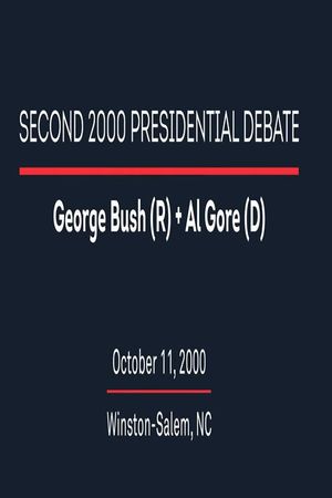 2000 Second Presidential Debate's poster