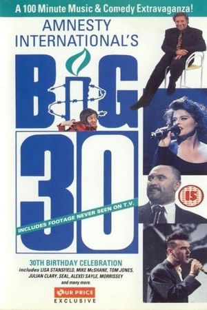 Amnesty International's Big 30's poster