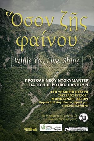 While You Live, Shine's poster