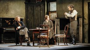 National Theatre Live: Young Marx's poster