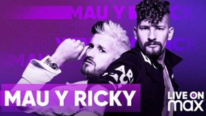 Mau y Ricky Live on Max's poster