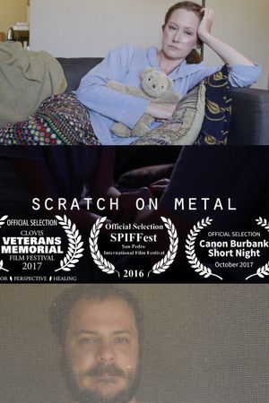 scratch on metal's poster