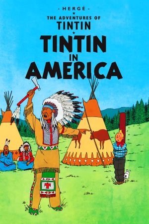 Tintin in America's poster
