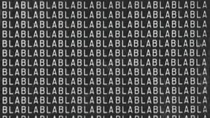 Blablablá's poster