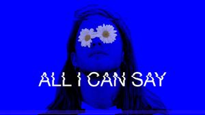 All I Can Say's poster