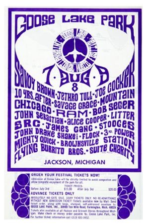 Goose Lake International Music Festival's poster