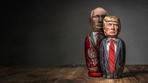 Red Shadow over the White House's poster