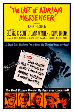 The List of Adrian Messenger's poster