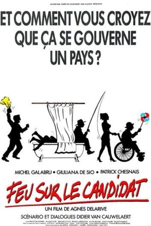 Feu sur le candidat's poster