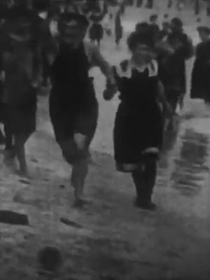 A Cake Walk on the Beach at Coney Island's poster