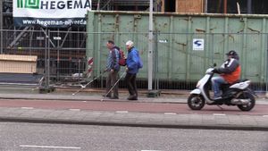 Op de tast's poster