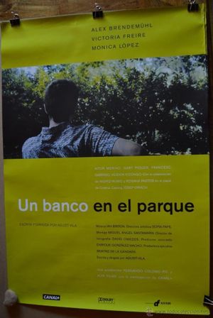 Un banco en el parque's poster