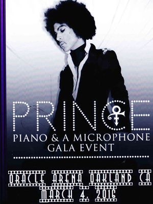Prince: Piano and a Microphone Tour's poster