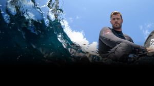 Shark Beach With Chris Hemsworth's poster