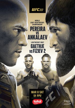 UFC 313: Pereira vs. Ankalaev's poster