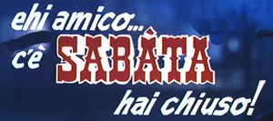 Sabata's poster