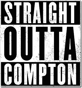 Straight Outta Compton's poster