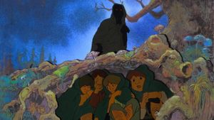 Forging Through the Darkness: The Ralph Bakshi Vision for 'The Lord of the Rings''s poster