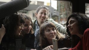 Las Poetas vistan a Juana Bignozzi's poster