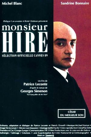 Monsieur Hire's poster
