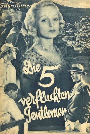Die fünf verfluchten Gentlemen's poster
