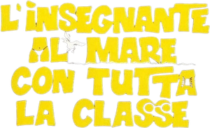 L'insegnante al mare con tutta la classe's poster