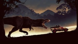 Jurassic Park's poster