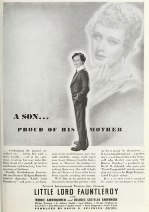 Little Lord Fauntleroy's poster