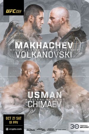 UFC 294's poster