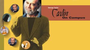 George Carlin: On Campus's poster