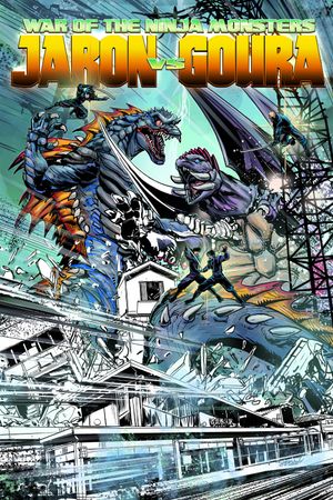 War of the Ninja Monsters: Jaron vs Goura's poster