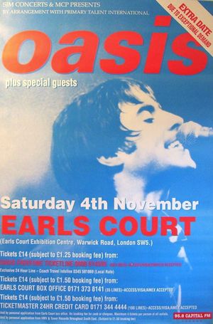 Oasis - Live at Earls Court in 1995's poster