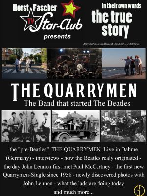 The Quarrymen - The Band that started The Beatles's poster