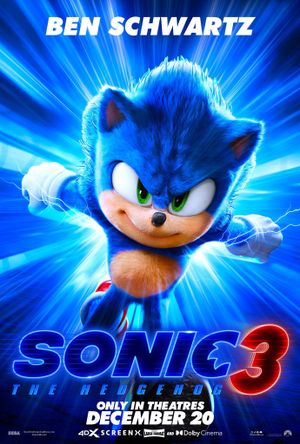 Sonic the Hedgehog 3's poster