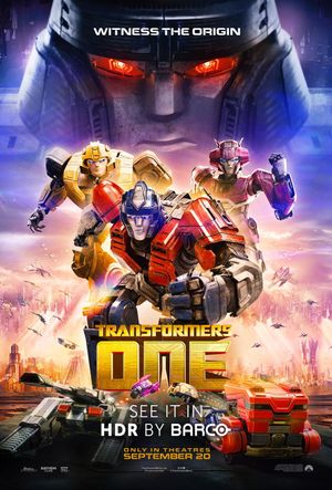 Transformers One's poster