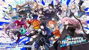 Hololive English 2nd Concert - Breaking Dimensions Day 1's poster