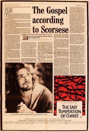 The Last Temptation of Christ's poster