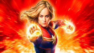 Captain Marvel's poster