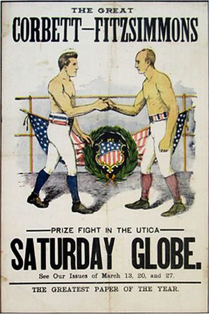 The Corbett-Fitzsimmons Fight's poster