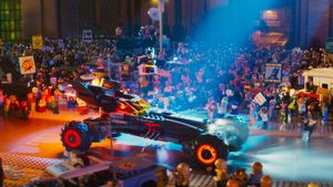The Lego Batman Movie's poster