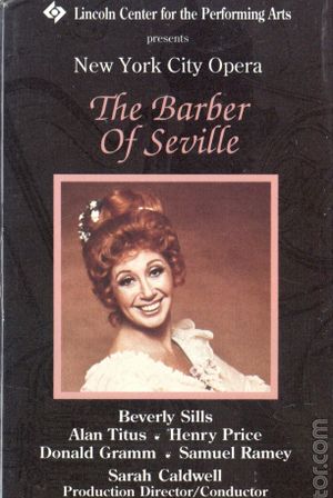 New York City Opera: The Barber of Seville's poster