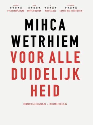 Micha Wertheim: Voor Alle Duidelijkheid's poster