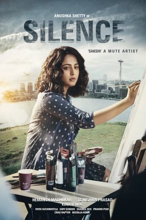 Nishabdham's poster