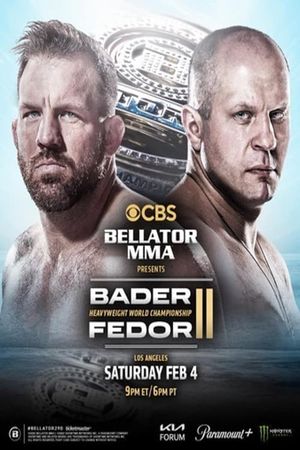 Bellator 290: Bader vs. Fedor 2's poster