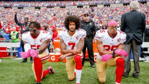 The Price of Protest the Colin Kapernick Story's poster