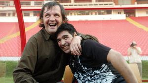 Maradona by Kusturica's poster