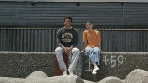 A Scene at the Sea's poster