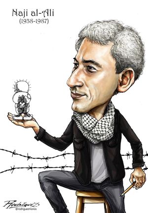 Naji Al-Ali, An Artist With Vision's poster